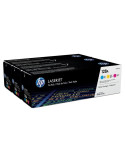 Tóner Original HP n 128A Multipack/ Cian/ Magenta/ Amarillo