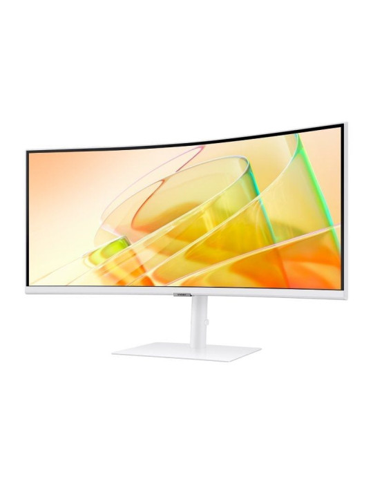 Monitor Profesional Ultraparonámico Curvo Samsung ViewFinity S6 S34C650TAU 34"/ UWQHD/ Multimedia/ Regulable en altura/ Blanco