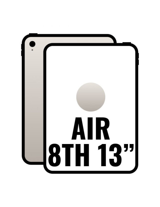 Apple iPad Air 13" 8th Wi-Fi Cell/ 5G/ M4/ 128GB/ Blanco Estrella