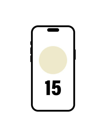 Smartphone Apple iPhone 15 256Gb/ 6.1"/ 5G/ Amarillo