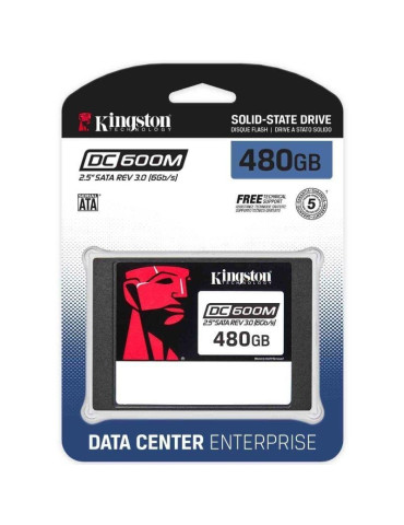 Disco SSD Kingston DC600M 480GB/ SATA III 2