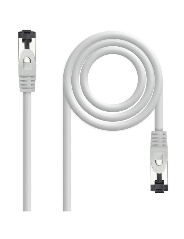 Cable de Red RJ45 SSTP Nanocable 10.20.2015 Cat.8.1/ 15m/ Gris