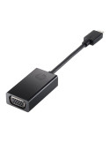 Conversor HP 4SH06AA/ USB Tipo-C Macho - VGA Hembra/ 7.6cm/ Negro