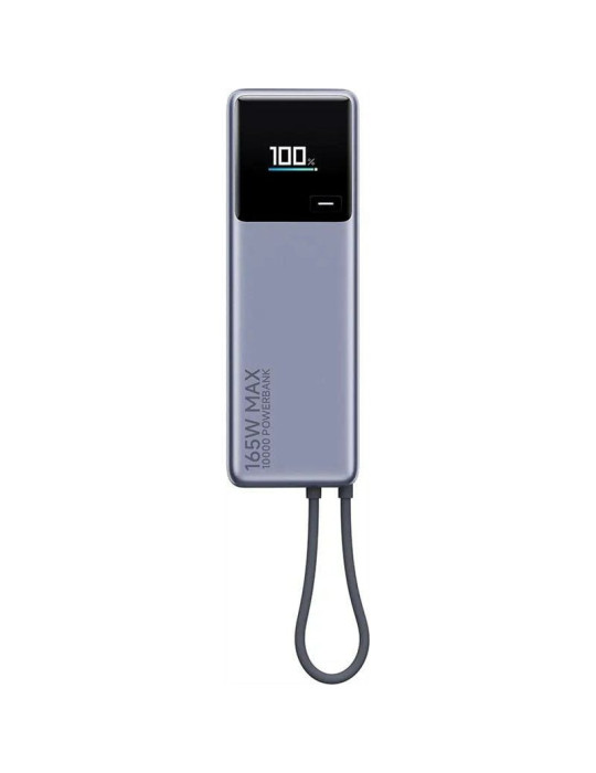 Powerbank 10000mAh Xiaomi Power Bank 10000 Integrated Cable/ 165W/ Gris