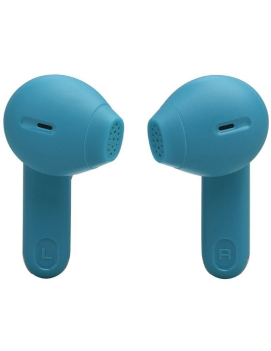 Auriculares Bluetooth JBL Tune Flex 2 con estuche de carga/ Autonomía 12h/ Azul Turquesa