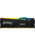 Memoria RAM Kingston FURY Beast RGB 8GB/ DDR5/ 5600MHz/ 1.25V/ CL40/ DIMM