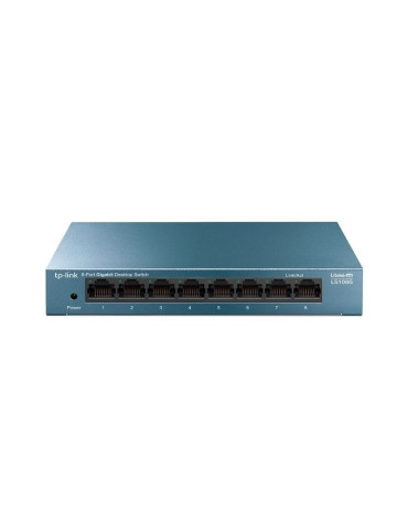 Switch TP-Link LS108G 8 Puertos/ RJ-45 10/100/1000 2