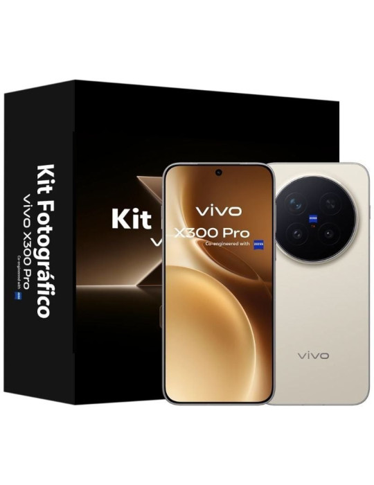Smartphone Vivo X300 Pro 16GB/ 512GB/ 6.78"/ 5G/ Marrón + Kit fotográfico Vivo X300 Pro
