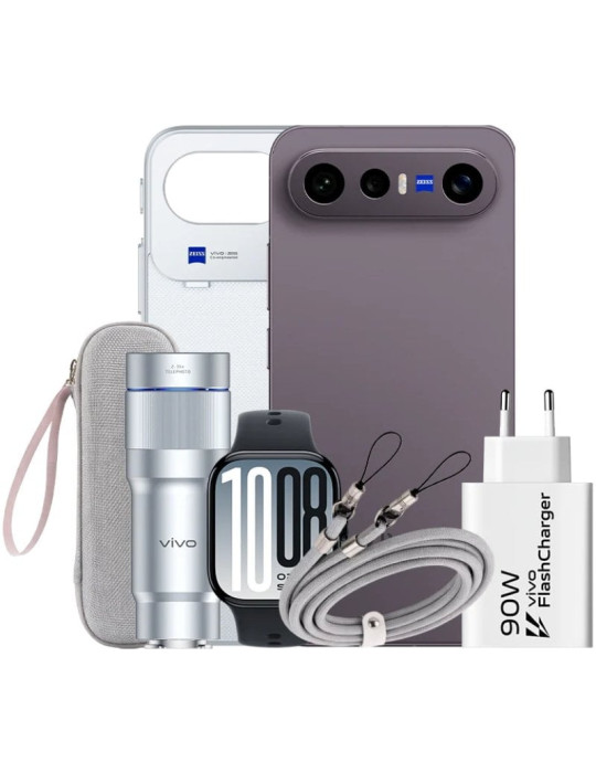 Smartphone Vivo X300 FE 12GB/ 512GB/ 6.31"/ 5G/ Negro/ Incluye Extensor Teleobjetivo + Vivo Watch GT2