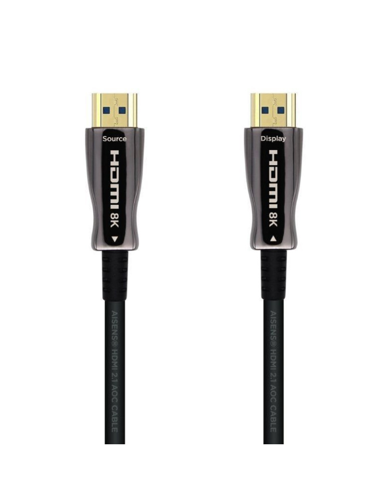 Cable HDMI 2.1 AOC 8K Aisens A153-0516/ HDMI Macho - HDMI Macho/ 15m/ Negro