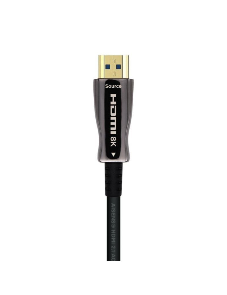 Cable HDMI 2.1 AOC 8K Aisens A153-0518/ HDMI Macho - HDMI Macho/ 25m/ Negro