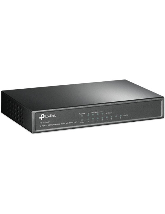 Switch TP-Link SF1008P 8 Puertos/ RJ-45 10/100 PoE