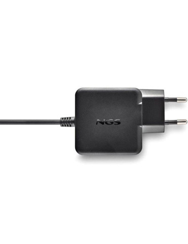 Cargador de Portátil NGS GAN 45W-C USB Tipo-C/ 45W/ Automático/ Voltaje 5-20V 2
