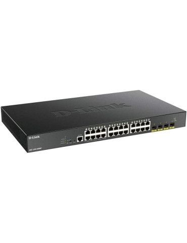 Switch Gestionado D-Link Smart DGS-1250-28XMP 28 Puertos/ RJ-45 10/100/1000 PoE/ SFP 2