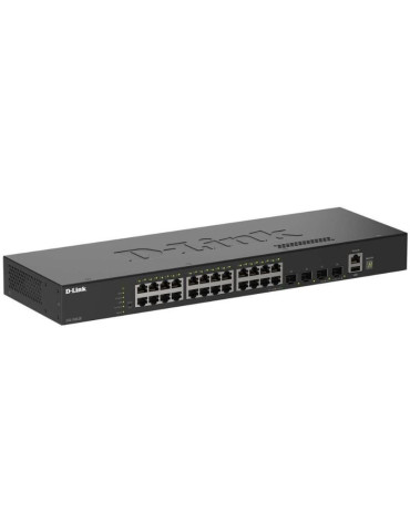 Switch Gestionable D-Link DGS-1530-28/E 24 Puertos/ RJ-45 10/100/1000/ SFP 2