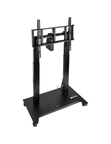 Soporte de Suelo Eléctrico/ Inclinable/ Ajustable con Ruedas TooQ UROS FSM03-B para TV 52-84"/ hasta 100kg 2