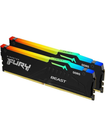 Memoria RAM Kingston FURY Beast RGB EXPO 2 x 16GB/ DDR5/ 6000MHz/ 1.4V/ CL30/ DIMM