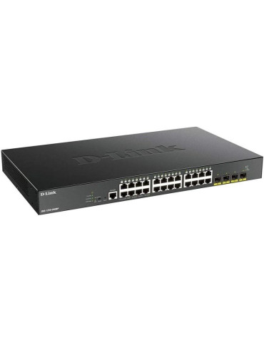 Switch Gestionado D-Link Smart DGS-1250-28XMP 28 Puertos/ RJ-45 10/100/1000 PoE/ SFP 2