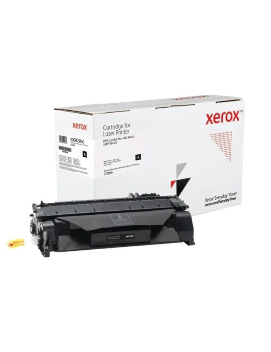 Tóner compatible Xerox 006R03840 compatible con HP CF280A/ 2700 páginas/ Negro