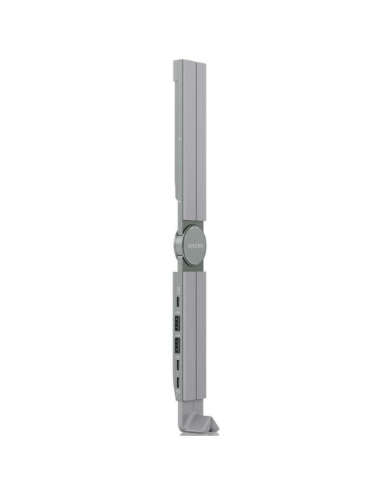 Soporte de Mesa - Docking USB Tipo-C Aisens ASUC-4P021-GR/ 2xUSB/ 1xUSB Tipo-C/ 1xUSB Tipo-C PD/ Gris