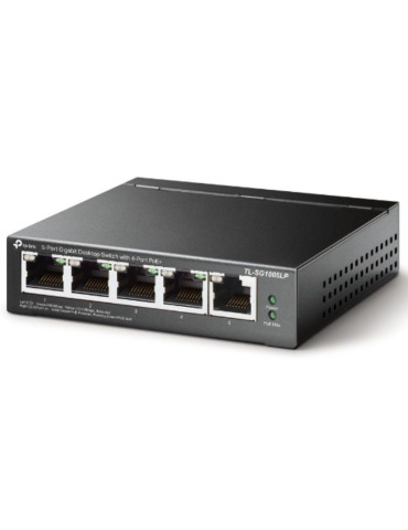 Switch TP-Link TL-SG1005LP 5 Puertos/ RJ-45 10/100/1000/ PoE 2
