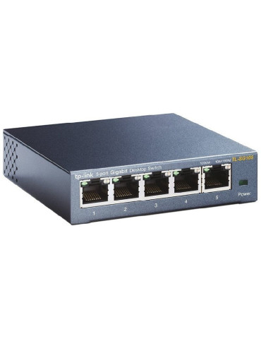 Switch TP-Link TL-SG105 5 Puertos/ RJ-45 10/100/1000 2