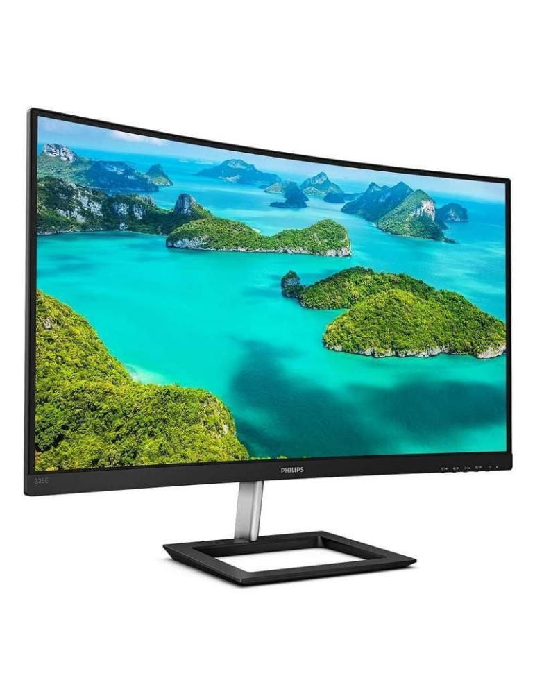 Monitor Profesional Curvo Philips E-Line 325E1C 31.5"/ QHD/ Negro