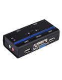 Conmutador KVM SVGA Aisens A111-0064/ 2PC con 1 sólo teclado y ratón