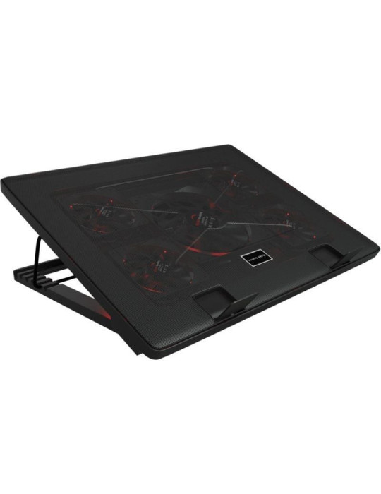Soporte Refrigerante Mars Gaming MNBC2 para Portátiles hasta 17.3"/ Iluminación LED