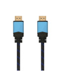Cable HDMI 2.0 4K Aisens A120-0359/ HDMI Macho - HDMI Macho/ Hasta 10W/ 2250Mbps/ 5m/ Negro y Azul