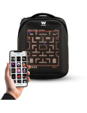 Mochila con Pantalla LED Woxter T3HD/ Capacidad 15L/ Negra