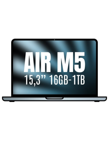 Apple Macbook Air 15,3"/ M5 10-Core CPU/ 16GB/ 1TB SSD/ 10-Core GPU/ Azul