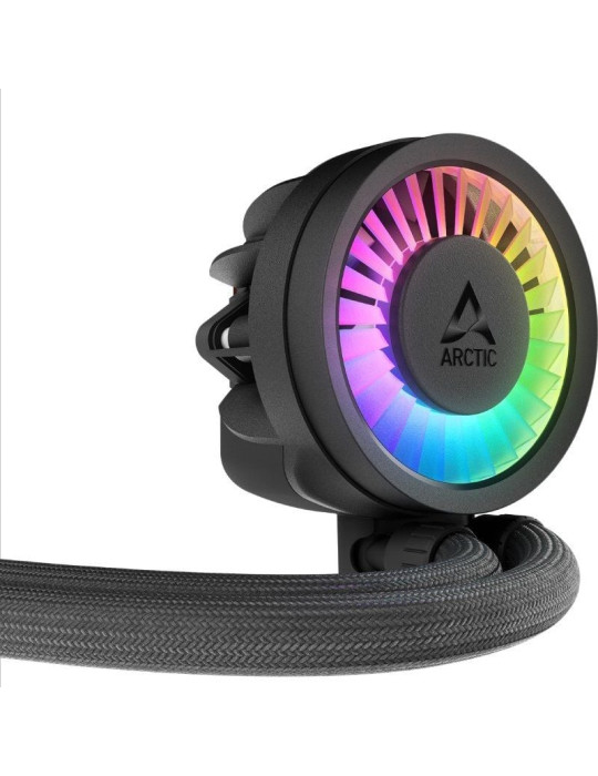 Sistema de Refrigeración Líquida Arctic Liquid Freezer III Pro 360 A-RGB/ Negro