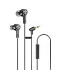 Auriculares Intrauditivos Qubo EB-100/ con Micrófono/ Jack 3.5/ Grises