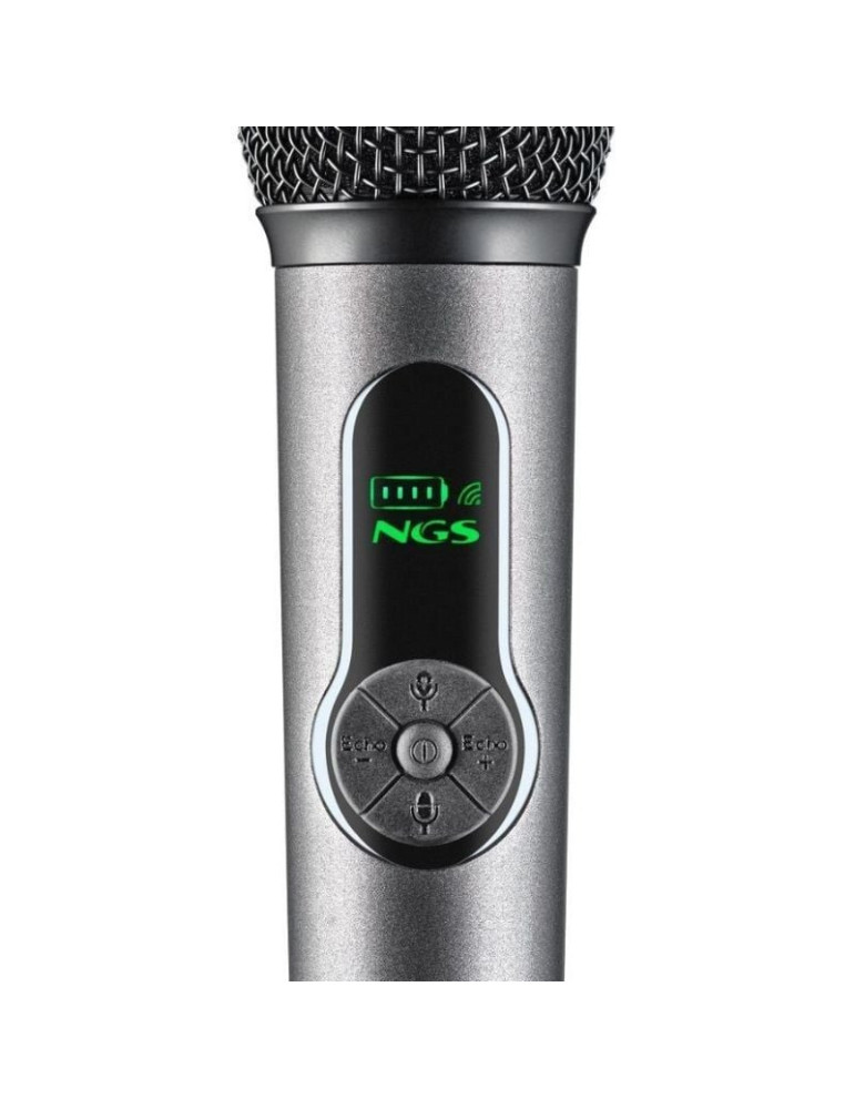 Pack de 2 Micrófonos Inalámbricos NGS Singer Star Duo