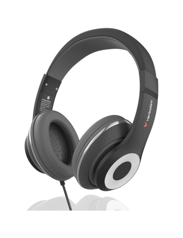 Auriculares Verbatim TruSound/ con Micrófono/ USB Tipo-C/ Negros