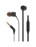 Auriculares Intrauditivos JBL Tune 160/ con Micrófono/ Jack 3.5/ Negros