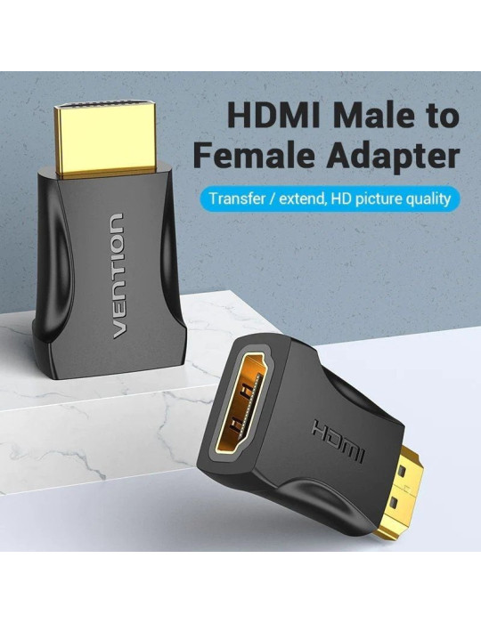 Adaptador HDMI 4K Vention AIMB0/ HDMI Macho - HDMI Hembra