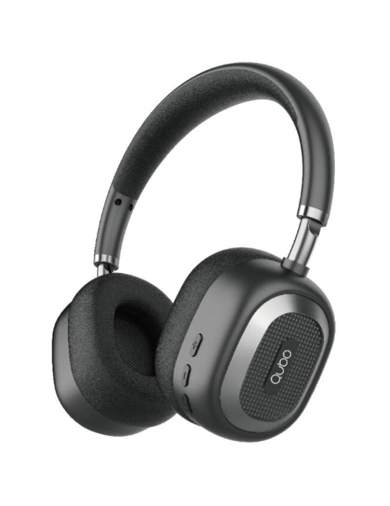 Auriculares Inalámbricos Qubo HD-100/ con Micrófono/ Bluetooth/ Negros