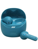 Auriculares Bluetooth JBL Tune Flex 2 con estuche de carga/ Autonomía 12h/ Azul Turquesa