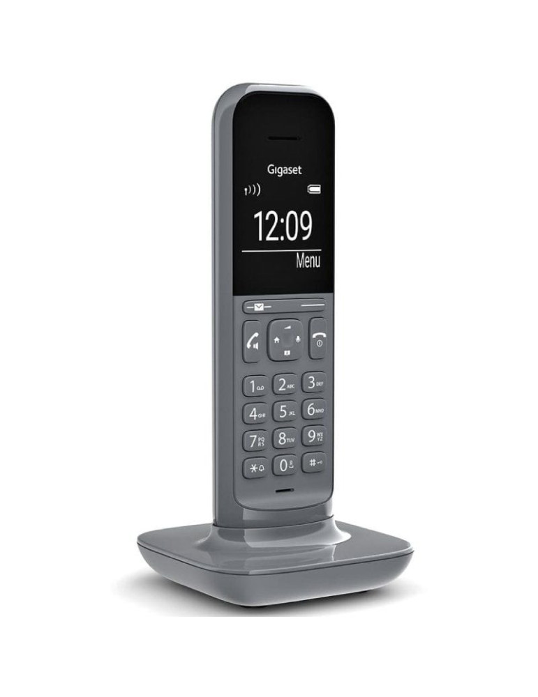 Teléfono Inalámbrico Gigaset CL390/ Pack DUO/ Gris