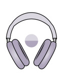Auriculares Bluetooth Apple Airpods Max 2 USB-C/ Purpura