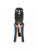 Crimpadora Metálica de Carraca Nanocable 10.31.0102 para RJ10-RJ11-RJ12-RJ45