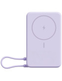Powerbank 10000mAh Xiaomi Magnetic Power Bank 10000/ Wireless/ Púrpura