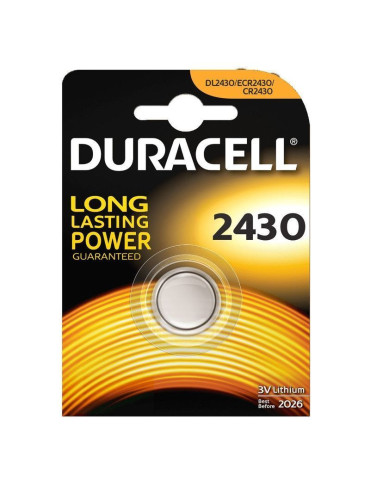 Pila de Botón Duracell CR2430/ 3V