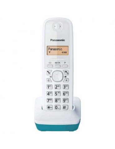Teléfono Inalámbrico Panasonic KX-TG1611/ Blanco/ Azul 2