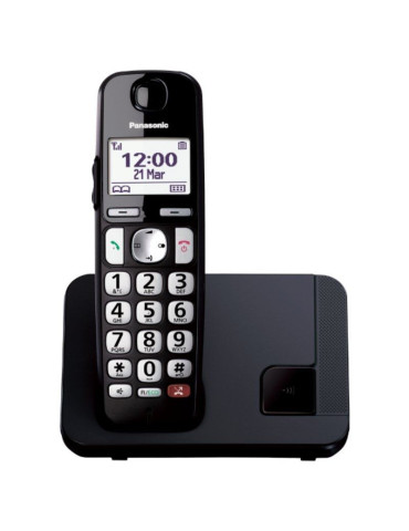 Teléfono Inalámbrico Panasonic KX-TGE250SPB/ Negro 2