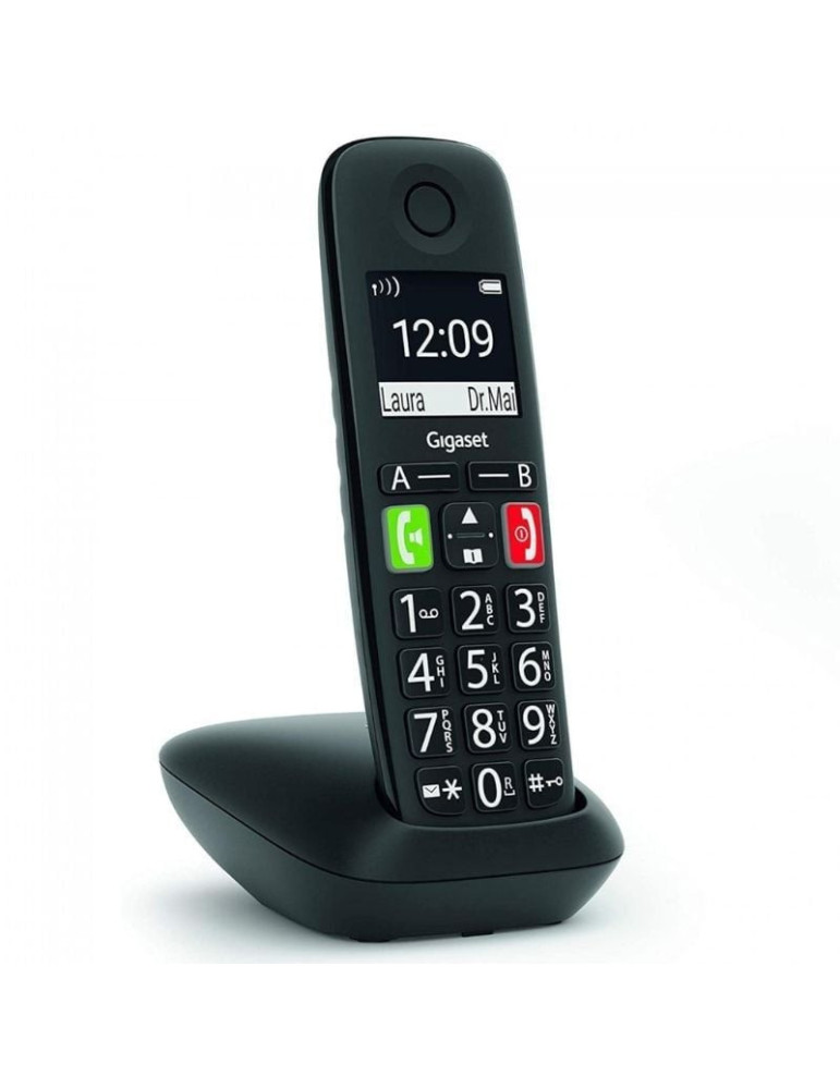 Teléfono Inalámbrico Gigaset E290/ Pack DUO/ Negro