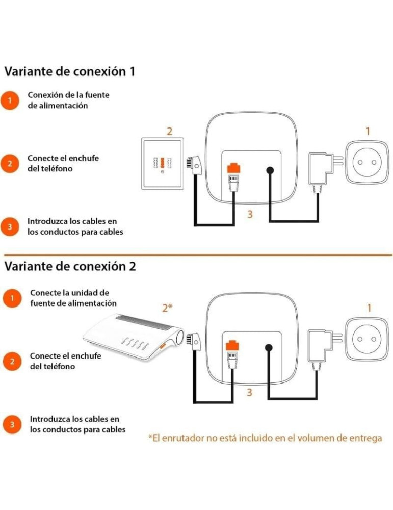 Teléfono Inalámbrico Gigaset E290/ Pack DUO/ Negro