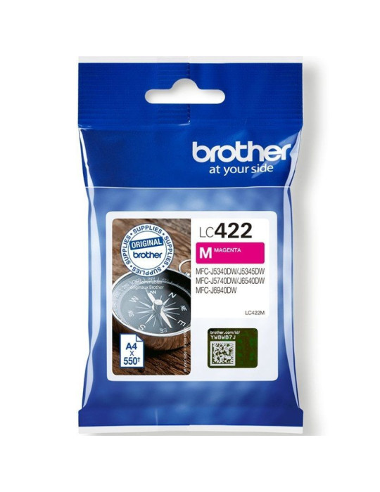Cartucho de Tinta Original Brother LC-422/ Magenta